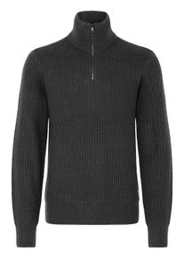 Troyer Blend "Troyer BHMRibe", Herren, Gr. S, grau (stone mix), Obermaterial: 100% Polyacryl PAN., Pullover Troyer