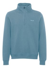 Troyer Blend "Troyer BHHalfzip", Herren, Gr. S, blau (blaustone), Obermaterial: 50% Baumwolle CO. 50% Polyester PES., Pullover Troyer