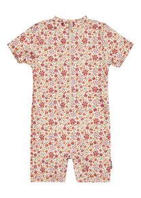 Badehose Sterntaler "Schwimmanzug Blumen", M&auml;dchen, Gr. 92, Einheitsgr&ouml;&szlig;e, beige (ecru), Obermaterial: 82% Polyamid PA. 18% Elasthan EL., Badehosen Badehose