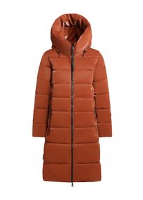 Steppmantel Khujo "Steppmantel Jilias6 Shiny", Damen, Gr. XS, braun (sienna braun), Obermaterial: 100% Polyester PES. Obermaterial: Futter: 100% Nylon NY. 100% Polyester PES., M&auml;ntel Steppmantel