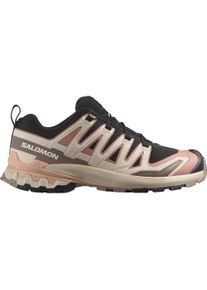 Trailrunningschuh Salomon "XA PRO 3D V9", Damen, Gr. 42,5, schwarz, burlwood, mahogany rose, Synthetik, Textil, Schuhe Trailrunningschuh