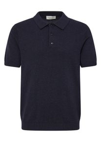 Longsleeve Casual Friday "Strickpullover CFBells", Herren, Gr. M, blau (schwarz navy), Obermaterial: 50% Baumwolle CO. 50% Lyocell CLY., Shirts Longsleeve