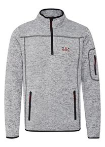 Outdoorjacke FQ1924 "Troyer FQBirk", Herren, Gr. L, grau (pewter mix), Obermaterial: 100% Polyester PES., Pullover Outdoorjacke