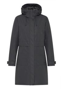 Winterjacke North Bend "Wintermantel NBMalika W W-PRO 8.000 mit wasserdichter Beschichtung", Damen, Gr. 38, schwarz (phantom), Obermaterial: 100% Polyester PES., Jacken Winterjacke