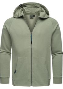 Kapuzensweatjacke Ragwear "Kapuzensweatjacke Zenway", Herren, Gr. XXL, gr&uuml;n (dusty olive), Obermaterial: 70% Baumwolle CO. 30% Polyester PES., Sweatjacken Kapuzensweatjacke