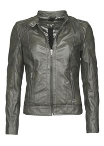 Lederjacke Maze "Lederjacke Marcie", Damen, Gr. S, gr&uuml;n, Obermaterial: 100% Lammleder LEL. Futter: 100% Polyester PES., Jacken Lederjacke