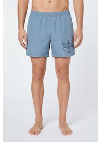 Badeshorts Chiemsee "Swim Shorts Jadeite", Herren, Gr. L, N-Gr, spring lake, Obermaterial: 100% Polyester, Badehosen Badeshorts, sportliche Schnittform, bequeme Passform