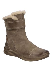 Stiefelette Josef Seibel "Conny 01, taupe", Damen, Gr. 37, grau (taupe), Obermaterial: 100% Rindsleder Leather cow., Schuhe Stiefelette