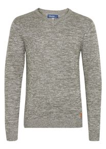 Strickfleece-Pullover Blend "Strickpullover BHDansel", Herren, Gr. L, grau (zink mix), Obermaterial: 50% Baumwolle CO. 50% Polyacryl PAN., Pullover Strickfleece-Pullover