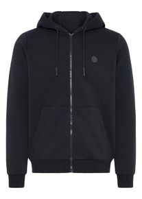 Kapuzensweatjacke Blend "Kapuzenfleecejacke BHTolle", Herren, Gr. M, schwarz, Obermaterial: 80% Polyester PES. 20% Baumwolle CO., Sweatjacken Kapuzensweatjacke