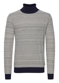 Rollkragenpullover Casual Friday "Rollkragenpullover CFKarl", Herren, Gr. XL, rosa (ecru), Obermaterial: 90% Baumwolle CO. 10% Polyacryl PAN., gestreift, normal, Pullover Rollkragenpullover