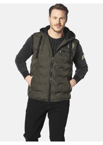 Steppweste Jan Vanderstorm "Steppweste ERKULF", Herren, Gr. 60, gr&uuml;n (oliv), Obermaterial: 100% Polyester COOLMAX PES(Coolmax)., Westen Steppweste