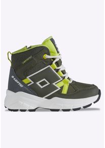 Winterboots Lotto, Damen, Gr. 36, gr&uuml;n (olive, lime), Synthetik, Textil, Schuhe Winterboots, Winterschuhe, Winterstiefel, Snowboots, wasserdicht