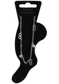 Adelia&acute;s Armband ADELIA&acute;S "Damen Armband &iquest; Unendlichkeitszeichen aus Edelstahl mit Strass Steinchen 25 cm" Gr. 25, silber, Armb&auml;nder, Damen, Edelstahl, Armband