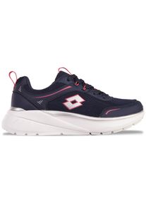 Sneaker Lotto, Damen, Gr. 40, bunt (navy, pink), Kunstfaser, Synthetik, mehrfarbig, Schuhe Sneaker, - mit extra bequemer Memory Foam Innensohle
