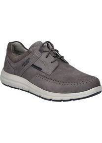 Schn&uuml;rschuh Josef Seibel "Giuseppe 04, asphalt", Damen, Gr. 47, grau (asphalt), Obermaterial: 100% Rindsleder Leather cow., Schuhe Schn&uuml;rschuh