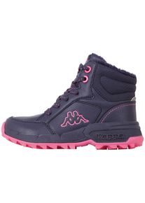 Winterboots Kappa, M&auml;dchen, Gr. 39, blau (navy, pink), Synthetik, mehrfarbig, Schuhe Winterboots, - mit praktischem Rei&szlig;verschluss auf der Innenseite