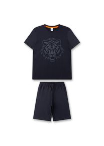 Schlafanzug Sanetta "Pyjama", Jungen, Gr. 140, blau (dunkelblau), Obermaterial: 100% Baumwolle CO., Homewear-Sets Schlafanzug