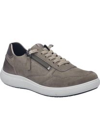 Sneaker Josef Seibel "Megan 09, taupe", Damen, Gr. 39, grau (taupe), Obermaterial: 100% Rindsleder Leather cow., Schuhe Sneaker