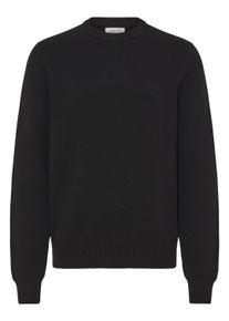 Strickfleece-Pullover Casual Friday "Strickpullover CFTHEO", Herren, Gr. S, schwarz (schwarz beauty), Obermaterial: 39% Baumwolle CO. 34% Polyester PES. 27% Viskose CV., Pullover Strickfleece-Pullover