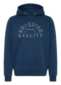 Kapuzenpullover Blend "Hoodie BHSuno", Herren, Gr. XXL, blau (marineblaus), Obermaterial: 80% Polyester PES. 20% Baumwolle CO., Pullover Kapuzenpullover
