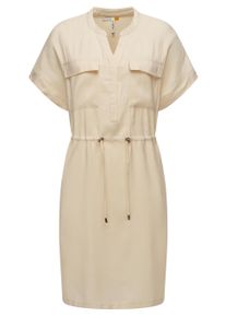 Blusenkleid Ragwear "Blusenkleid Roisa", Damen, Gr. S, N-Gr, beige, Obermaterial: 80% Viskose CV. 20% Polyester PES., Kleider Blusenkleid
