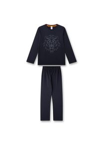 Schlafanzug Sanetta "Pyjama", Jungen, Gr. 164, blau (dunkelblau), Obermaterial: 100% Baumwolle CO., Homewear-Sets Schlafanzug