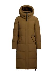 Steppmantel Khujo "Steppmantel Riad-YM", Damen, Gr. M, gr&uuml;n (rich gr&uuml;n), Obermaterial: 90% Polyester PES. 10% Elasthan EL. Obermaterial: Futter: 100% Nylon NY. 100% Polyester PES., M&auml;ntel Steppmantel