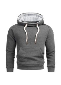 Kapuzenpullover Alessandro Salvarini "Alessandro Salvarini Herren Hoodie AS291", Herren, Gr. XXL, grau (dunkelgrau), Obermaterial: 65% Baumwolle CO. 35% Polyester PES., Sweatshirts Kapuzenpullover