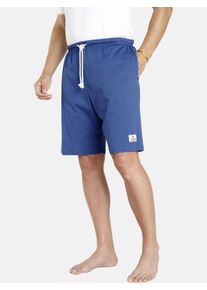 Shorty Jan Vanderstorm "2er Pack Schlafshorts CHARLE", Herren, Gr. XXXL, blau, Obermaterial: 100% Baumwolle CO., Homewear-Sets Shorty