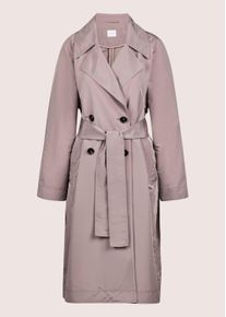 Madeleine Mode Trenchcoat MADELEINE "Trenchcoat Zweireihiger Trenchcoat", Damen, Gr. 38, rosa (mauve), Obermaterial: 100% Polyester PES., Modern, normal, M&auml;ntel Trenchcoat