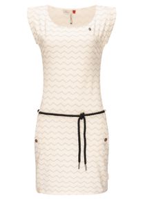 Sommerkleid Ragwear "Sommerkleid Tag Chevron Intl.", Damen, Gr. XL, N-Gr, wei&szlig; (sanftes wei&szlig;), Obermaterial: 95% Baumwolle CO. 5% Elasthan EL., Kleider Sommerkleid