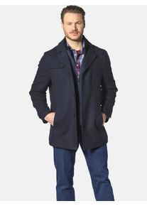 Langjacke Jan Vanderstorm "Jacke TJORVE", Herren, Gr. 66, blau (dunkelblau), Obermaterial: 80% Polyester COOLMAX PES(Coolmax). 20% Wolle mw., Jacken Langjacke