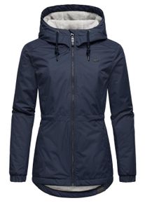 Winterjacke Ragwear "Winterjacke Dankka Warm", Damen, Gr. 3XL, blau (navy), Obermaterial: 100% Polyester PES. Obermaterial: Futter: 100% Polyester PES. 100% Polyester PES., Jacken Winterjacke