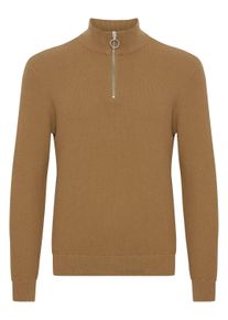 Troyer Casual Friday "Troyer CFKarlo", Herren, Gr. L, braun (ermine), Obermaterial: 100% Baumwolle CO., Pullover Troyer