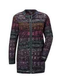 Strickjacke GOLDNER "Multicolor-Cardigan mit Stehkragen", Herren, Gr. 38, bunt, Obermaterial: 50% Baumwolle CO. 50% Polyacryl PAN., Tubular, Strickjacken Strickjacke, Jacquardmuster