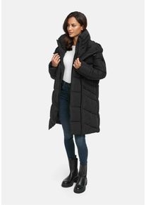 Winterjacke Marikoo "Marikoo Virenaa 16 Steppmantel N106", Damen, Gr. M, schwarz, Obermaterial: 100% Polyester PES., Jacken Winterjacke