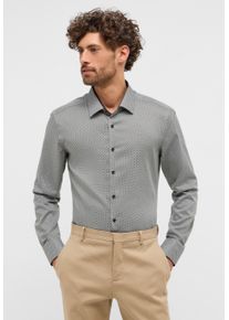 Langarmhemd Eterna "SLIM FIT", Damen, Gr. 42, Normalgr&ouml;&szlig;en, gr&uuml;n, Twill, 100% cotton, schmal, Manschette, Hemden Langarmhemd, NON IRON (b&uuml;gelfrei)