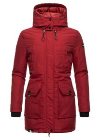 Winterjacke Navahoo "Winterjacke Blizzardstorm", Damen, Gr. XS, rot (blood rot), Obermaterial: 70% Baumwolle CO. 30% Nylon NY. Obermaterial: Futter: 100% Polyester PES. 100% Polyester PES., Jacken Winterjacke