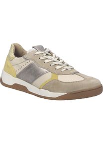 Sneaker Josef Seibel "Arleen 01, cashmere-gelb", Damen, Gr. 42, braun (cashmere, gelb), Obermaterial: 100% Rindsleder Leather cow., Schuhe Sneaker