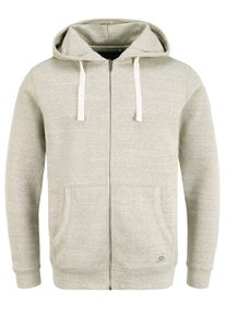Kapuzensweatjacke Blend "Kapuzensweatjacke BHNix", Herren, Gr. M, grau (stone mix), Obermaterial: 60% Baumwolle CO. 40% Polyester PES., Sweatjacken Kapuzensweatjacke