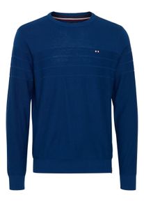 Rundhalspullover FQ1924 "Strickrundhalspullov FQSaban", Herren, Gr. XL, blau (navy peony), Obermaterial: 50% Baumwolle CO. 50% Polyacryl PAN., Pullover Rundhalspullover