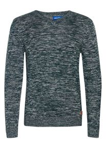 Strickfleece-Pullover Blend "Strickpullover BHDansel", Herren, Gr. XL, blau (navy), Obermaterial: 50% Baumwolle CO. 50% Polyacryl PAN., Pullover Strickfleece-Pullover
