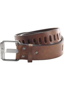 Lederg&uuml;rtel Jan Vanderstorm "Lederg&uuml;rtel OLTE", Herren, Gr. 105, braun (cognac), Obermaterial: 100% Rindsleder Leather cow., G&uuml;rtel Lederg&uuml;rtel