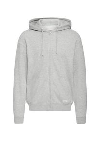 Kapuzensweatjacke Blend "Kapuzenfleecejacke BHMBrilo", Herren, Gr. L, grau (stone mix), Obermaterial: 60% Baumwolle CO. 40% Polyester PES., Sweatjacken Kapuzensweatjacke