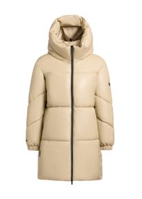 Wintermantel Khujo "Wintermantel Lorsa", Damen, Gr. XXL, beige, Obermaterial: 100% Polyurethan PU. Obermaterial: Futter: 100% Polyester PES. 100% Polyester PES., M&auml;ntel Wintermantel