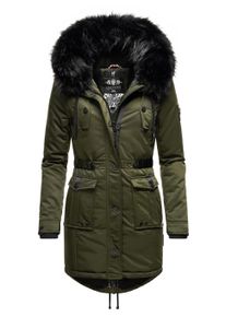 Wintermantel Navahoo "Wintermantel Luluna Prc", Damen, Gr. XS, gr&uuml;n (olive), Obermaterial: 100% Polyester PES. Obermaterial: Futter: 100% Polyester PES. 100% Polyester PES., M&auml;ntel Wintermantel