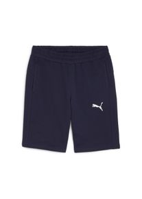 Trainingsshorts Puma "TEAMGOAL CASUALS SHORTS", Damen, Gr. S, N-Gr, blau (Puma navy, Puma wei&szlig;), Sweatware, Obermaterial: 100% Baumwolle, unifarben, regular fit kniefrei, Hosen Trainingsshorts, aus Baumwolle und Polyester, Sweatware-Material, kniefrei