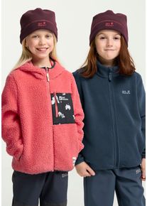 Beanie Jack Wolfskin "VERTIGO BEANIE K", Kinder, Gr. onesize, amaranth, Obermaterial: 100% Polyester, M&uuml;tzen Beanie