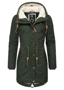 Winterjacke Ragwear "Winterjacke YM-Canny", Damen, Gr. M, gr&uuml;n (schwarz olive22), Obermaterial: 65% Polyester PES. 35% Baumwolle CO. Obermaterial: Futter: 100% Polyester PES. 100% Polyester PES., Jacken Winterjacke